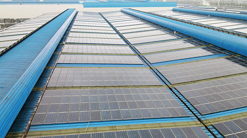 安华源电力科技屋顶分布式光伏电站组件清洗项目